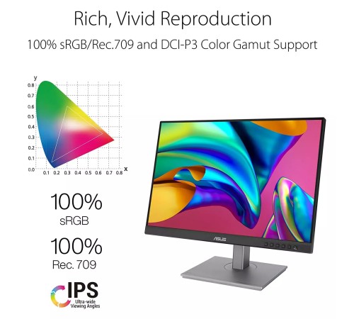 Монитор LCD 24.1"PA248CNV ASUS 90LM05K1-B03370