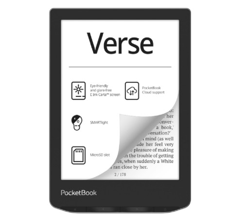 Электронная книга PocketBook 629 Verse Mist Grey (PB629-M-WW)