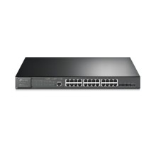 TP-Link SG3428XMP Управляемый коммутатор JetStream уровня 2+ с 24 гигабитными портами RJ45 и 4 портами SFP+ PROJ