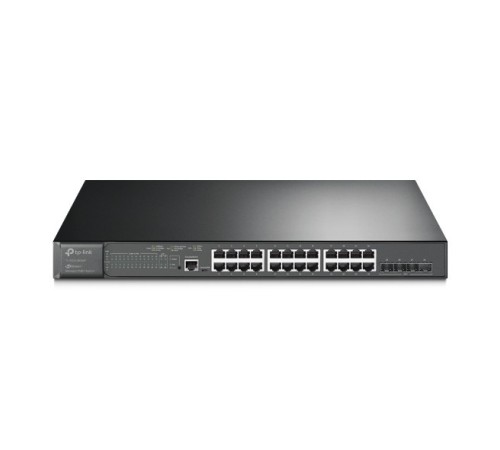 TP-Link SG3428XMP Управляемый коммутатор JetStream уровня 2+ с 24 гигабитными портами RJ45 и 4 портами SFP+ PROJ