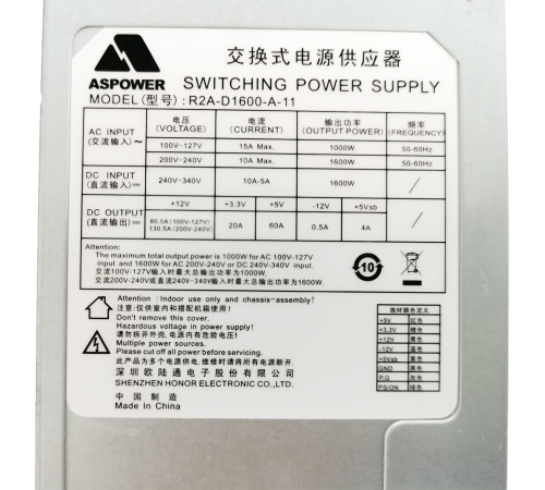 Блок питания серверный Q-dion 99RADV1600I1170210 Блок питания серверный Q-dion 99RADV1600I1170210