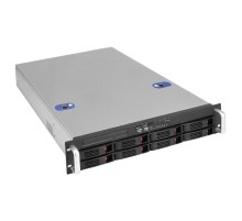 Exegate EX296379RUS Серверный корпус ExeGate Pro 2U660-HS08 <RM 19", высота 2U, глубина 660, БП 1100ADS, 8xHotSwap, USB>