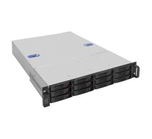 Exegate EX293401RUS Серверный корпус ExeGate Pro 2U660-HS12 <RM 19", высота 2U, глубина 660, БП 1U-1100ADS, 12xHotSwap>