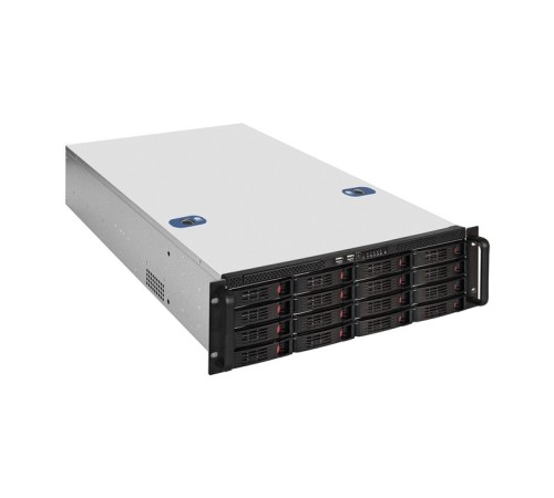 Exegate EX296382RUS Серверный корпус ExeGate Pro 3U660-HS16 <RM 19", высота 3U, глубина 660, БП 2U-1000ADS,16xHotSwap, USB>