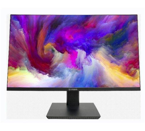 Монитор IRBIS SMARTVIEW 24 23.8'' LED Monitor 1920x1080, 16:9, IPS, 250 cd/m2, 1000:1, 3ms, 178°/178°, VGA, HDMI, DP, PJack, Audio output, 75Hz, Speak, Tilt, VESA, Black 3y (IMVW24FID01)