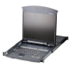 Квм консоль ATEN 16P CAT-5 HIGH DENSITY DUAL RAIL LCD KVM. (KL1516AN-AXA-RG)