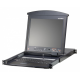 Квм переключатель ATEN 16P CAT-5 HIGH DENSITY DUAL RAIL LCD KVM (KL1516AM-AXA-RG)