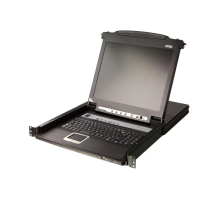 Квм консоль ATEN 16-Port PS/2-USB VGA Single Rail 17.3" 1920 x 1080 @ 60 Hz LCD KVM Switch (CL5716MW-ATA-RG)