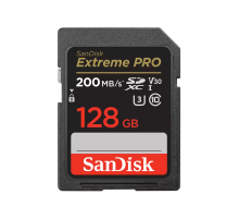 Карта памяти SanDisk Extreme PRO 128GB SDXC Memory Card 200MB/s