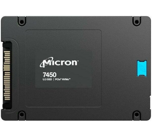 Твердотельный накопитель Micron 7450 PRO 15.36TB NVMe U.3 (15mm) PCIe NVMe Gen4 1x4 (v1.4) R6800/W5600MB/s 3D TLC MTTF 2М 1M/250K IOPS 28000TBW SSD Enterprise Solid State Drive, 1 year, OEM (MTFDKCC15T3TFR-1BC1ZABYY)