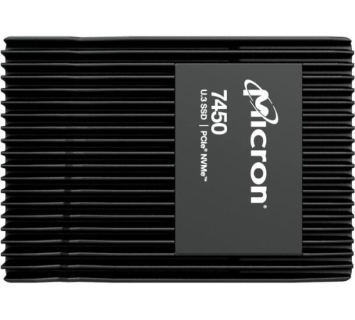 Твердотельный накопитель Micron 7450 PRO 15.36TB NVMe U.3 (15mm) PCIe NVMe Gen4 1x4 (v1.4) R6800/W5600MB/s 3D TLC MTTF 2М 1M/250K IOPS 28000TBW SSD Enterprise Solid State Drive, 1 year, OEM (MTFDKCC15T3TFR-1BC1ZABYY)