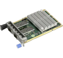 Контроллер Supermicro AOC-A25G-m2SM AIOM 2-port 25GbE SFP28,Mellanox CX-6 LX (AOC-A25G-m2SM)