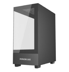 Powercase Vision Micro M, Tempered Glass, чёрный, mATX  (CVMMB-L0)
