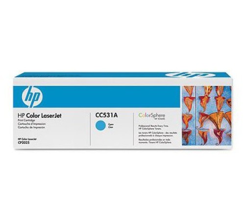Картридж лазерный HP 304A CC531A голубой (2800стр.) для HP LJ CP2025/CM2320