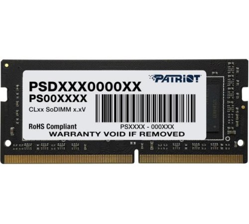 Модуль памяти для ноутбука SODIMM 32GB PC25600 DDR4 PSD432G32002S PATRIOT