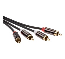 Кабель соединит 2xRCA (M) - 2xRCA (M),1.5m, TelecomPRO <TAV7158M-1.5M> VCOM Кабель-переходник Telecom 2 x RCA M/2 x RCA M (TAV7158M-1.5M)