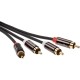 Кабель соединит 2xRCA (M) - 2xRCA (M),1.5m, TelecomPRO <TAV7158M-1.5M> VCOM Кабель-переходник Telecom 2 x RCA M/2 x RCA M (TAV7158M-1.5M)