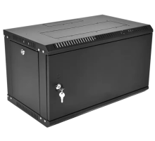 ЦМО Шкаф телекоммуникационный настенный разборный ЭКОНОМ 9U (600 ? 520) дверь металл, цвет черный (ШРН-Э-9.500.1-9005)