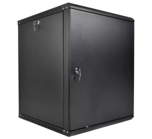 ЦМО Шкаф телекоммуникационный настенный разборный ЭКОНОМ 12U (600 ? 650) дверь металл, цвет черный (ШРН-Э-12.650.1-9005)