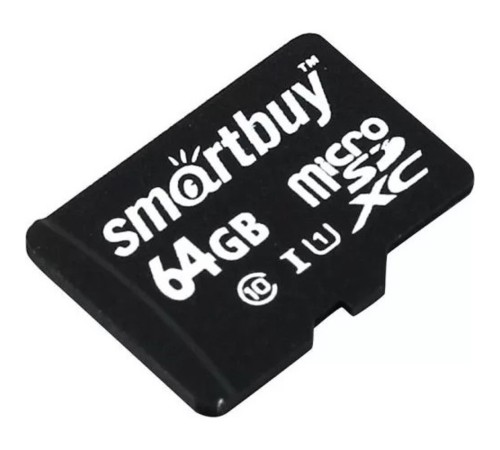 micro SDXC карта памяти Smartbuy 64GB Class 10 UHS-1 (без адаптера)