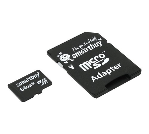 Micro SecureDigital 64Gb Smart buy SB64GBSDCL10-01 {Micro SDHC Class 10, UHS-1, SD adapter} Micro SecureDigital 64Gb Smart buy SB64GBSDCL10-01 {Micro SDHC Class 10, UHS-1, SD adapter}