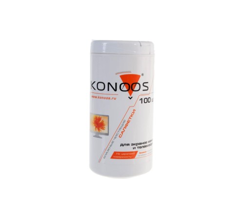 Konoos KBF-100 Салфетки для ЖК-экранов в банке, 100 шт. Konoos KBF-100 Салфетки для ЖК-экранов в банке, 100 шт.