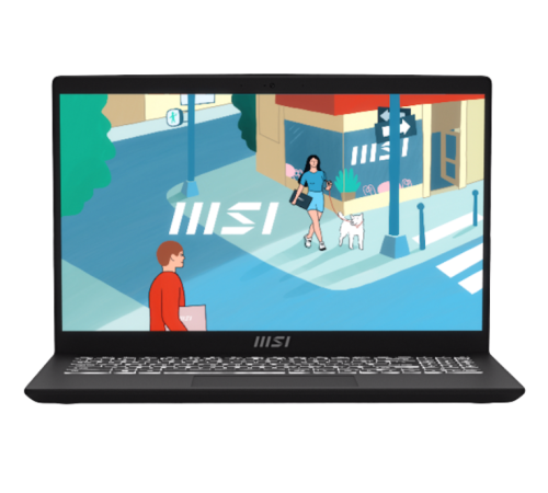 Ноутбук Modern 15H Core i5-13420H 15.6" FHD (1920*1080), 60Hz lPS DDR4 16GB*1 Iris Xe Graphics 512GB SSD 3cell (53.8Whr) 1.9kg Single backlight (White) DOS,1y Black KB Eng/Rus (9S7-15H411-096)