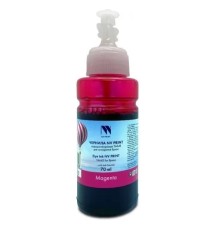 NV Print  C13T66434A Чернила NV-INK-T6643M  для Epson L100, L110, L120, L200,  L300, L1300 (70 ml) Magenta