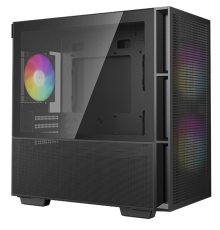 Корпус Deepcool CH360 WH без БП, боковое окно (закаленное стекло), 2x140мм ARGB LED вентилятор спереди и 1x120мм ARGB LED вентилятор сзади, белый, mATX (CH360 WH)