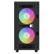 Корпус Deepcool CH360 WH без БП, боковое окно (закаленное стекло), 2x140мм ARGB LED вентилятор спереди и 1x120мм ARGB LED вентилятор сзади, белый, mATX (CH360 WH)