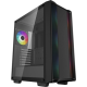 Корпус Deepcool CC560 ARGB V2 без БП, боковое окно (закаленное стекло), 3x120мм ARGB LED вентилятор спереди и 1x120мм ARGB LED вентилятор сзади, черный, ATX (CC560 ARGB V2)