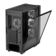 Корпус Deepcool CC560 ARGB V2 без БП, боковое окно (закаленное стекло), 3x120мм ARGB LED вентилятор спереди и 1x120мм ARGB LED вентилятор сзади, черный, ATX (CC560 ARGB V2)