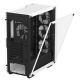 Корпус Deepcool CC560 WH V2 без БП, боковое окно (закаленное стекло), 3x120мм LED вентилятор спереди и 1x120мм LED вентилятор сзади, белый, ATX (CC560 WH V2)