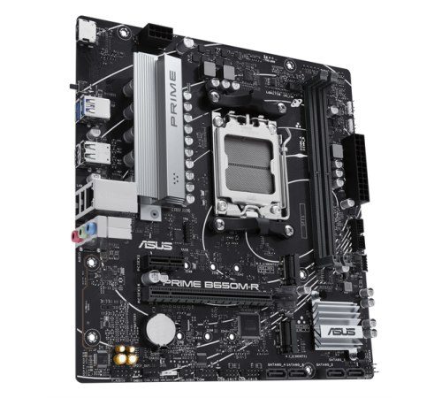 Материнская плата ASUS PRIME B650M-R, Socket AM5, B650, 2*DDR5, HDMI, 4xSATA 6+ RAID, 2xM2,  USB 3.2, USB 2.0, mATX; 90MB1H30-M0EAY0 (PRIME B650M-R)