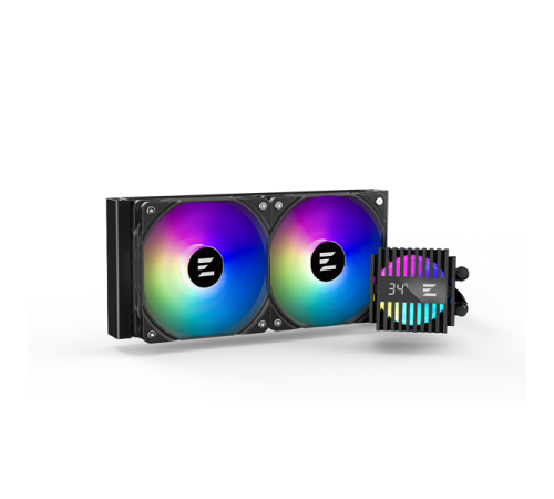 Система водяного охлаждения Zalman CPU Liquid Cooler 240mm, ARGB, black (ALPHA2 A24 Black)