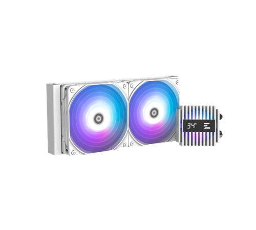 Система водяного охлаждения Zalman CPU Liquid Cooler 240mm, ARGB, white (ALPHA2 A24 White)
