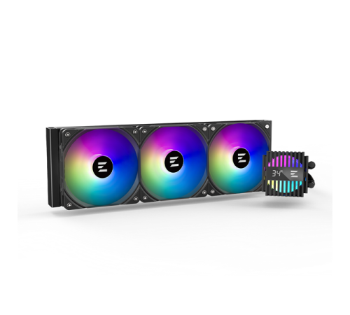 Система водяного охлаждения Zalman CPU Liquid Cooler 360mm, ARGB, black (ALPHA2 A36 Black)