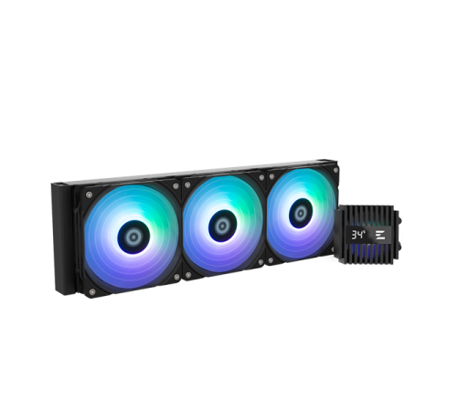 Система водяного охлаждения Zalman CPU Liquid Cooler 360mm, ARGB, black (ALPHA2 A36 Black)