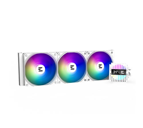 Система водяного охлаждения Zalman CPU Liquid Cooler 360mm, ARGB, white (ALPHA2 A36 White)
