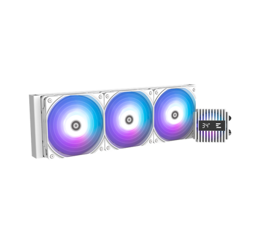 Система водяного охлаждения Zalman CPU Liquid Cooler 360mm, ARGB, white (ALPHA2 A36 White)