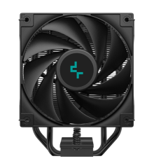 Кулер для процессора DEEPCOOL AG400 DIGITAL BK LGA1700/1200/115X/AM5/AM4 (9шт/кор, TDP 220W, PWM, Fan 120mm, 4 тепл. трубки, черный) RET (AG400 DIGITAL BK)