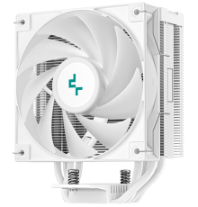 Кулер для процессора DEEPCOOL AG400 DIGITAL WH LGA1700/1200/115X/AM5/AM4 (9шт/кор, TDP 220W, PWM, Fan 120mm, 4 тепл. трубки, черный) RET (AG400 DIGITAL WH)