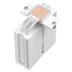Кулер для процессора DEEPCOOL AG400 DIGITAL WH LGA1700/1200/115X/AM5/AM4 (9шт/кор, TDP 220W, PWM, Fan 120mm, 4 тепл. трубки, черный) RET (AG400 DIGITAL WH)