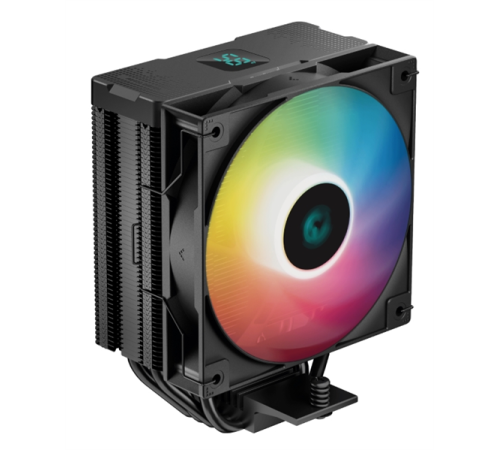 Кулер для процессора DEEPCOOL AG400 DIGITAL BK ARGB LGA1700/1200/115X/AM5/AM4 (9шт/кор, TDP 220W, PWM, ARGB Fan 120mm, 4 тепл. трубки, черный) RET (AG400 DIGITAL BK ARGB) Кулер для процессора DEEPCOOL AG400 DIGITAL BK ARGB LGA1700/1200/115X/AM5/AM4 (9шт/кор, TDP 220W, PWM, ARGB Fan 120mm, 4 тепл. трубки, черный) RET (AG400 DIGITAL BK ARGB)