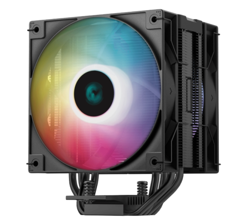 Кулер для процессора DEEPCOOL AG400 DIGITAL PLUS LGA1700/1200/115X/AM5/AM4 (9шт/кор, TDP 220W, PWM, DUAL ARGB Fan 120mm, 4 тепл. трубки, черный) RET (AG400 DIGITAL PLUS) Кулер для процессора DEEPCOOL AG400 DIGITAL PLUS LGA1700/1200/115X/AM5/AM4 (9шт/кор, TDP 220W, PWM, DUAL ARGB Fan 120mm, 4 тепл. трубки, черный) RET (AG400 DIGITAL PLUS)