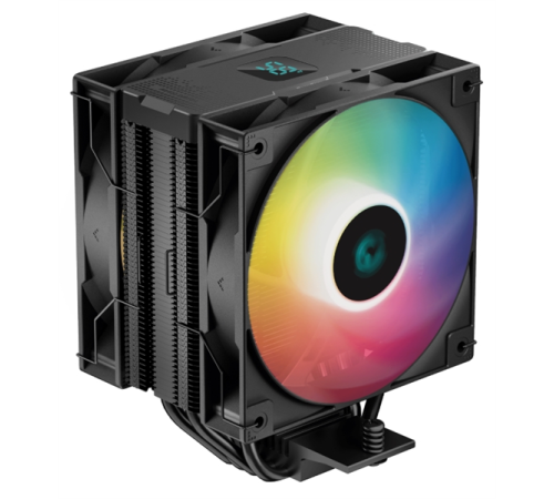 Кулер для процессора DEEPCOOL AG400 DIGITAL PLUS LGA1700/1200/115X/AM5/AM4 (9шт/кор, TDP 220W, PWM, DUAL ARGB Fan 120mm, 4 тепл. трубки, черный) RET (AG400 DIGITAL PLUS) Кулер для процессора DEEPCOOL AG400 DIGITAL PLUS LGA1700/1200/115X/AM5/AM4 (9шт/кор, TDP 220W, PWM, DUAL ARGB Fan 120mm, 4 тепл. трубки, черный) RET (AG400 DIGITAL PLUS)