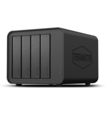 Система хранения данных TerraMaster F4-424 tower NAS QC 3,4Ghz/8Gb(32)/TRAID,JBOD,RAID0,1,10,5,6/up to 4 HDD SATA(3,5' or 2,5')/2xM.2 2280 NVMe/2xUSB3.2/HDMI/2x2,5GbE RJ-45/iSCSI/1xPS/1YW (F4-424)