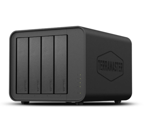 Система хранения данных TerraMaster F4-424 tower NAS QC 3,4Ghz/8Gb(32)/TRAID,JBOD,RAID0,1,10,5,6/up to 4 HDD SATA(3,5' or 2,5')/2xM.2 2280 NVMe/2xUSB3.2/HDMI/2x2,5GbE RJ-45/iSCSI/1xPS/1YW (F4-424)