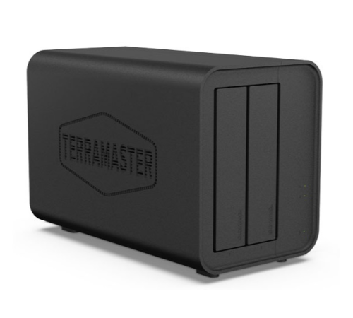 Система хранения данных TerraMaster F2-424 tower NAS QC 3,4Ghz/8Gb(32)/TRAID,JBOD,RAID0,1/up to 2 HDD SATA(3,5' or 2,5')/2xM.2 2280 NVMe/2xUSB3.2/HDMI/2x2,5GbE RJ-45/iSCSI/1xPS/1YW (F2-424)