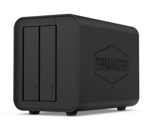 Система хранения данных TerraMaster D2-320 DAS tower/JBOD,RAID0,1/up to 2 SATA(3,5' or 2,5')/1xUSB3.1 Type-C gen2/1xPS/1YW (D2-320)